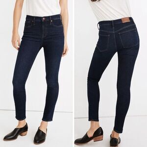 NEW Madewell 9" Mid-Rise Skinny‎ Jeans in Orland Wash: TENCEL™ Denim, 25